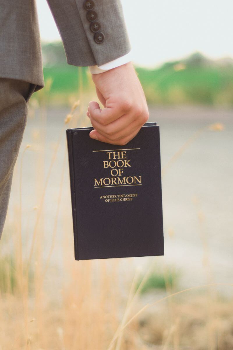 Preparing Missionary Holding a Book of Mormon